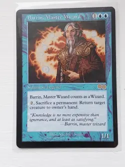 MTG [Magic the Gathering] Barrin Master Wizard Urza’s Saga NM/M [Commander] - Image 1