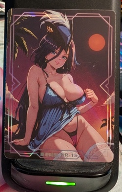 Clorinde Genshin Impact NR-15 Under Nightgown Goddess Story Anime Waifu Card - Image 1