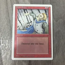 Stone Rain - Revised Edition - Magic: The Gathering - MTG -LP - Image 1