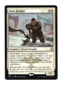 MTG - NM - Stoic Farmer - Commander: Kaldheim 5 - Image 1