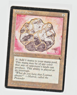 Magic the Gathering ~ MTG ~ 1x Fellwar Stone ~ HP ~ THE DARK - Image 1