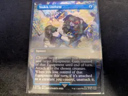 MTG Magic the Gathering Stolen Uniform Borderless FIN! - Image 1