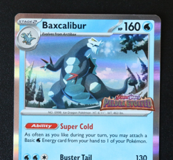 Pokemon Card TCG - Baxcalibur SVP 019 - Paldea Evolved Stamped Promo - NM ⭐ - Image 2