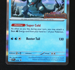 Pokemon Card TCG - Baxcalibur SVP 019 - Paldea Evolved Stamped Promo - NM ⭐ - Image 3