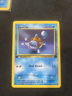 Squirtle 68/82 Team Rocket Regular First Edition Rare Vintage Pokemon - Image 1