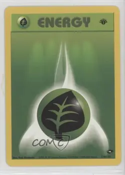 Grass Energy 1st Ed. Pokemon Gym Challenge #129 2000 15fy - Image 1