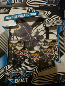 Pokemon Scarlet & Violet Black Bolt Binder Collection - NEW - SEALED - Image 1