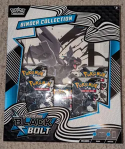 Pokemon Scarlet & Violet Black Bolt Binder Collection - NEW - SEALED - Image 1