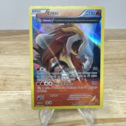 Pokemon TCG Entei 15/98 XY-Ancient Origins Reverse Holo LP - Image 1