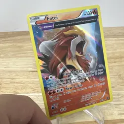 Pokemon TCG Entei 15/98 XY-Ancient Origins Reverse Holo LP - Image 3