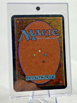 ALPHA - Wall of Stone - HP MTG Magic the Gathering 1993 Card in Magnetic Holder - Image 2