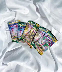 Evolving Skies Pokemon TCG Booster Packs Art Set (4 Packs) FACTORY SEALED - Image 1