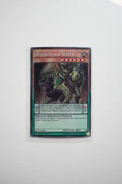 Amorphage Sloth - YuGiOh Secret Rare 1st Edition SHVI-EN030 - Image 1