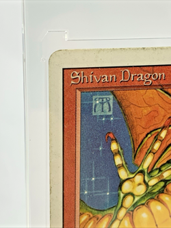 REVISED - Shivan Dragon - Played MTG Magic the Gathering Card Magnetic Holder - Image 2