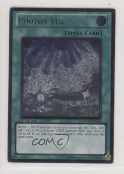Photon Veil 1st Ed. YuGiOh Shockwave #PHSW-EN050 u3f - Image 1