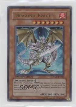 Dragonic Knight YuGiOh Shonen Jump Magazine Promo #JUMP-EN026 2002 0b3 - Image 1