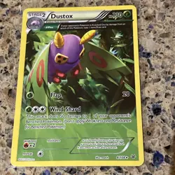 Dustox 8/108 Rare Pokemon XY: Roaring Skies TCG CARD - Image 2