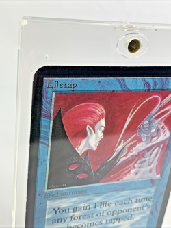 ALPHA - Lifetap - Played MTG Magic the Gathering 1993 Card in Magnetic Holder - Image 2
