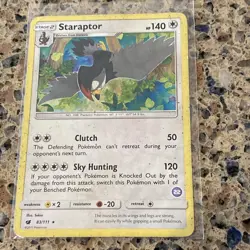 POKEMON Staraptor 83/111 Rare Crimson Invasion Card TCG TRADING - Image 2