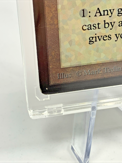 BETA - Wooden Sphere - Played MTG Magic the Gathering Card in Magnetic Holder - Image 3