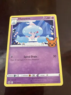Hattrem 072/198 Uncommon Chilling Reign Pokemon TCG REGULAR CARD - Image 1