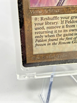 ANTIQUITIES - Feldon's Cane - Played MTG Magic the Gathering Card in Holder - Image 3