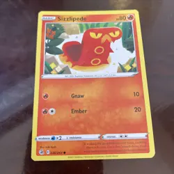 Sizzlipede -046/264 Common Pokemon SS08 Fusion Strike REGULAR FINISH TCG CARD - Image 1