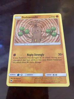 Pokemon Sudowoodo - 110/214 TCG UncomMON REGULAR FINISH CARD - Image 1
