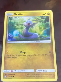 Dratini 34/70 Dragon Majesty Regular POKEMON TCG CARD - Image 1