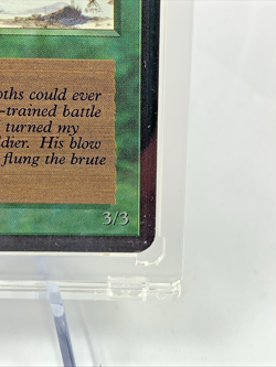 ALPHA - War Mammoth - Played MTG Magic the Gathering Card in Magnetic Holder - Image 4