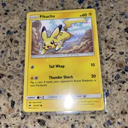Pikachu - 40/147 - Common SM Burning Shadows pokemon TCG REGULAR CARD - Image 1