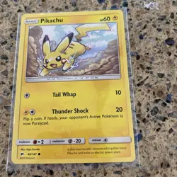 Pikachu - 40/147 - Common SM Burning Shadows pokemon TCG REGULAR CARD - Image 2