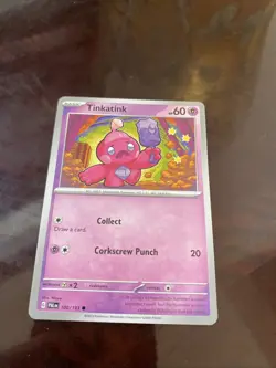 Pokemon Paldea Evolved 100/193 Tinkatink REGULAR FINISH TCG CARD - Image 1