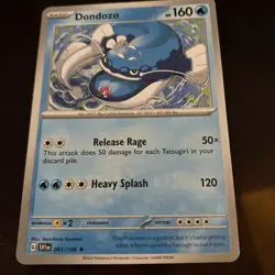 Dondozo 061/198 TCG POKEMON Deck Exclusives Regular FINISH CARD - Image 1
