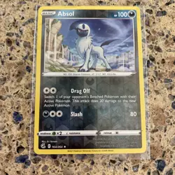 Pokemon TCG Sword and Shield Fusion Strike Absol Rare 164/264 REGULAR CARD - Image 1