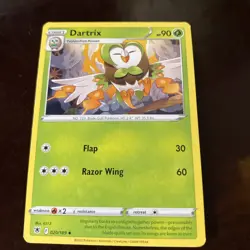 Dartrix 020/189 Astral Radiance Pokemon TCG REGULAR FINISH CARD - Image 1