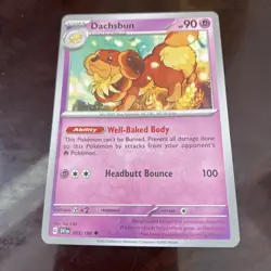 Dachsbun 099/198 Uncommon Scarlet & Violet Base Set Pokemon TCG REGULAR CARD - Image 1