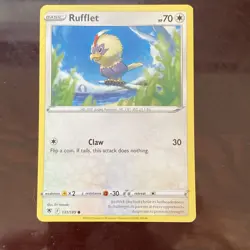 Rufflet 131/189 Common Astral Radiance Pokemon TCG TRADING CARD - Image 1