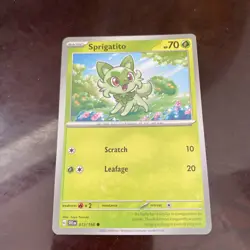 Sprigatito - 013/198 Common Scarlet & Violet Base Set Pokemon TCG REGULAR CARD - Image 1