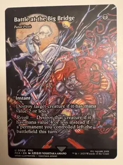 Battle at the Big Bridge, Fatal Push - FCA 0009 NM - MTG Magic - Image 1