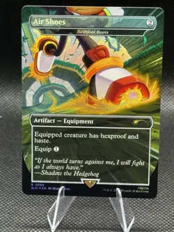 Air Shoes Swiftfoot Boots #2096🌈 FOIL Sonic Secret Lair MTG FAST SHIPPING! - Image 1
