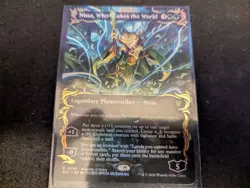 MTG Magic the Gathering RAISED FOIL Nissa, Who Shakes the World BLC! - Image 1