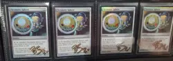 MTG 4 X FOIL CHROMATIC SPHERE SHADOW SIGNED BY ARTIST - Image 1
