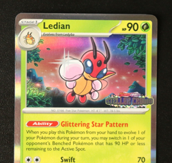 Pokemon Card TCG - Ledian SVP 133 - Stellar Crown Stamped Promo - NM ⭐ - Image 2