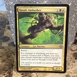 Qasali Ambusher MTG Shards Of Alara - Played - TCG CARD TRADING - Image 1