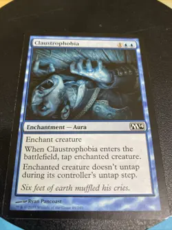 MTG SINGLE CLAUSTROPHOBIA REGULAR TCG TRADING CARD GAME - Image 2