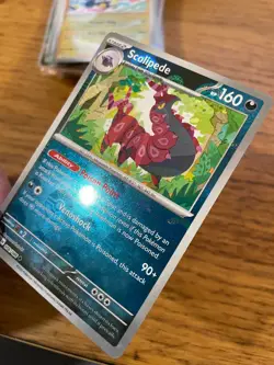 NM! Scolipede Pokeball (056/086) S&V Black Bolt Reverse Holo Pokemon Card! - Image 4