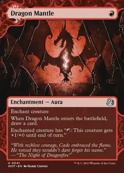 Dragon Mantle WOT 41 Uncommon MTG - Image 1