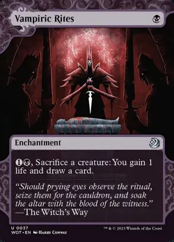 Vampiric Rites WOT 37 Uncommon MTG - Image 1