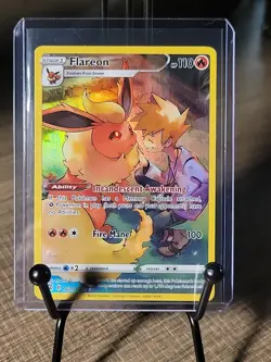 Flareon & Blue TG01/TG30 Brilliant Stars Trainer Gallery NM Rare Pokemon Card - Image 2
